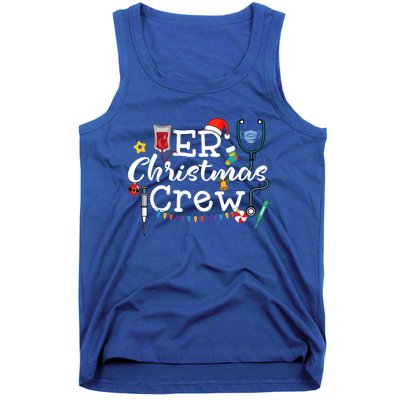 Er Nurse Christmas Crew Cool Gift Tank Top