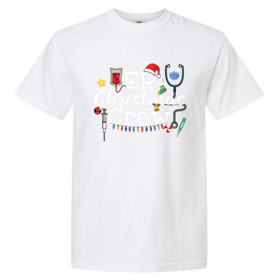 Er Nurse Christmas Crew Cool Gift Garment-Dyed Heavyweight T-Shirt