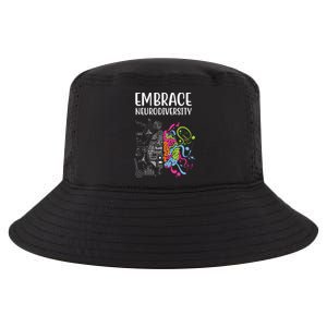 Embrace Neurodiversity Colorful Brain Cool Comfort Performance Bucket Hat