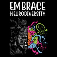 Embrace Neurodiversity Colorful Brain Cooling Performance Crew T-Shirt
