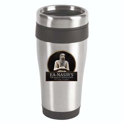 Ea NasirS Copper Ingots Funny Bronze Age History Meme 16oz Travel Tumbler