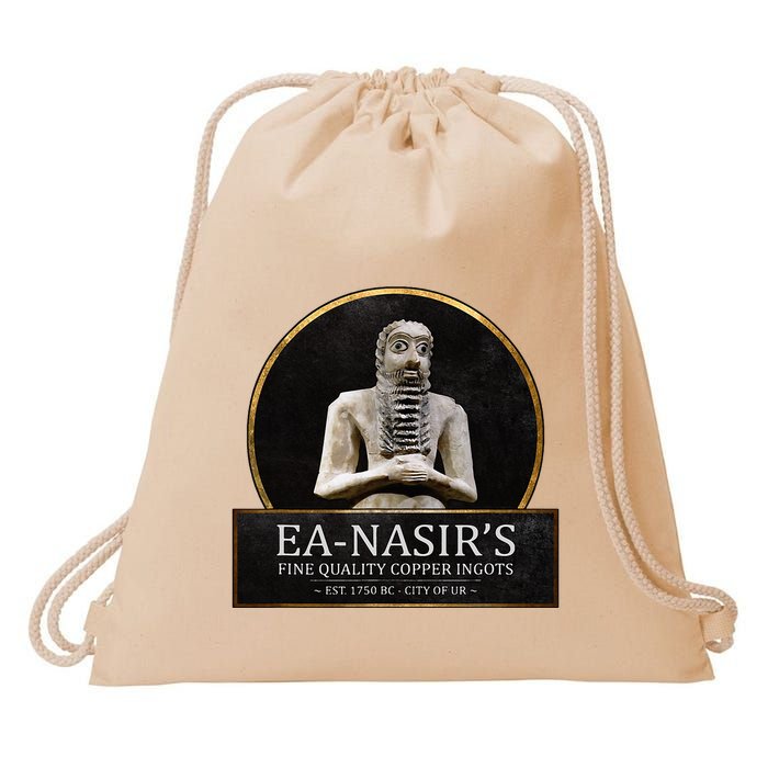 Ea NasirS Copper Ingots Funny Bronze Age History Meme Drawstring Bag
