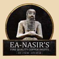 Ea NasirS Copper Ingots Funny Bronze Age History Meme Drawstring Bag