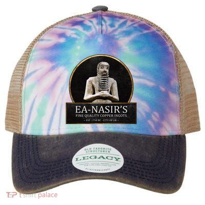 Ea NasirS Copper Ingots Funny Bronze Age History Meme Legacy Tie Dye Trucker Hat
