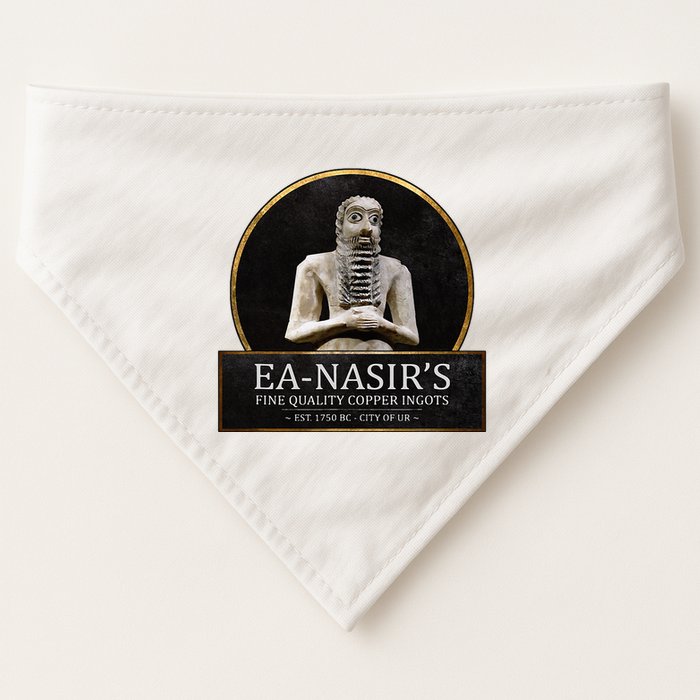 Ea NasirS Copper Ingots Funny Bronze Age History Meme USA-Made Doggie Bandana
