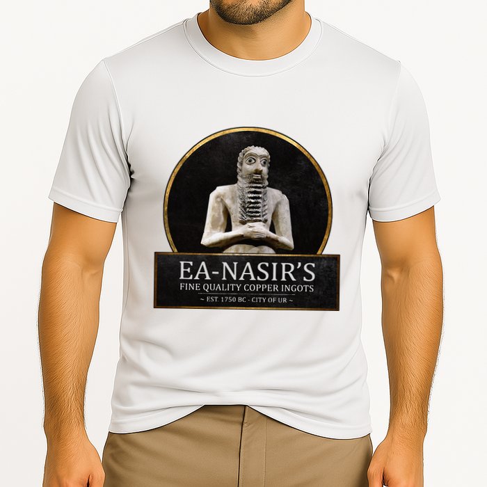 Ea NasirS Copper Ingots Funny Bronze Age History Meme Cooling Performance Crew T-Shirt