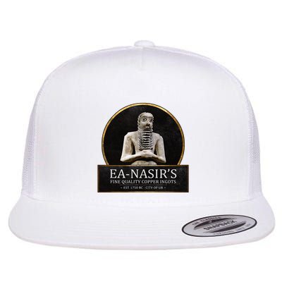 Ea NasirS Copper Ingots Funny Bronze Age History Meme Flatbill Hat