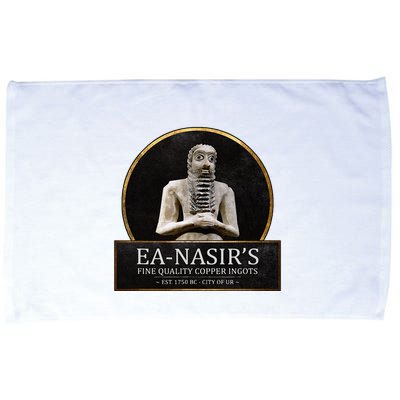 Ea NasirS Copper Ingots Funny Bronze Age History Meme Microfiber Hand Towel