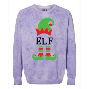 Elf Nurse Costume Christmas 2020 Gift Colorblast Crewneck Sweatshirt