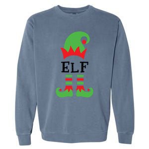 Elf Nurse Costume Christmas 2020 Gift Garment-Dyed Sweatshirt