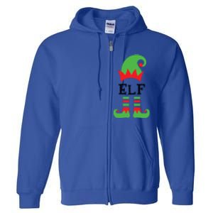 Elf Nurse Costume Christmas 2020 Gift Full Zip Hoodie