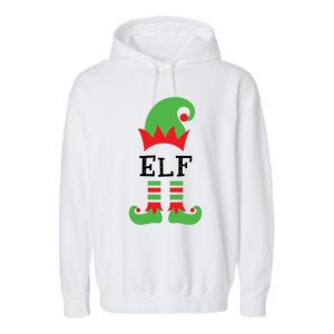 Elf Nurse Costume Christmas 2020 Gift Garment-Dyed Fleece Hoodie