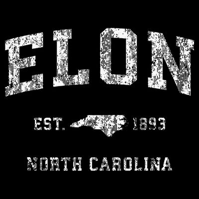 Elon North Carolina Nc Vintage Athletic Sports T-Shirt