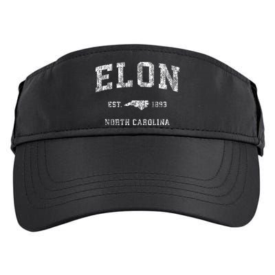 Elon North Carolina Nc Vintage Athletic Sports Adult Drive Performance Visor
