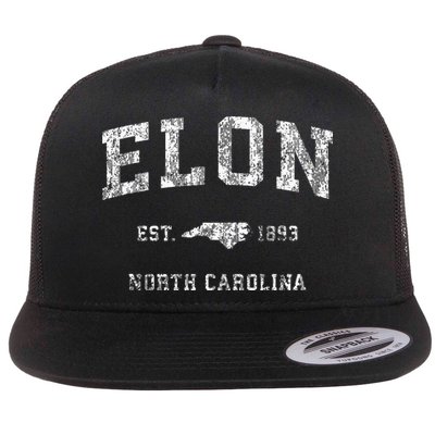 Elon North Carolina Nc Vintage Athletic Sports Flatbill Hat