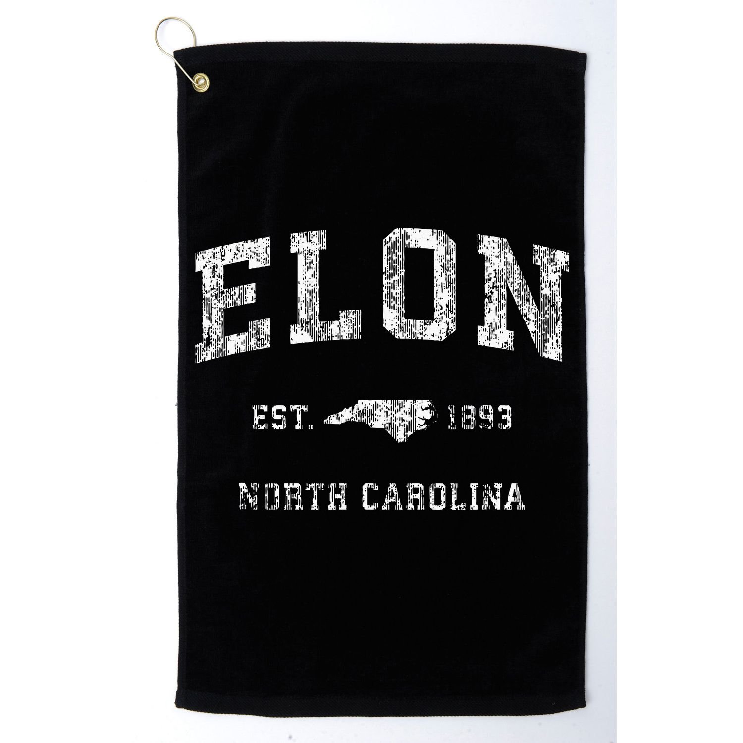 Elon North Carolina Nc Vintage Athletic Sports Golf Towel