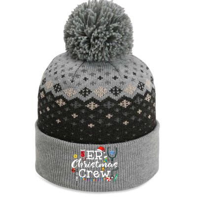 Er Nurse Christmas Crew Gift The Baniff Cuffed Pom Beanie