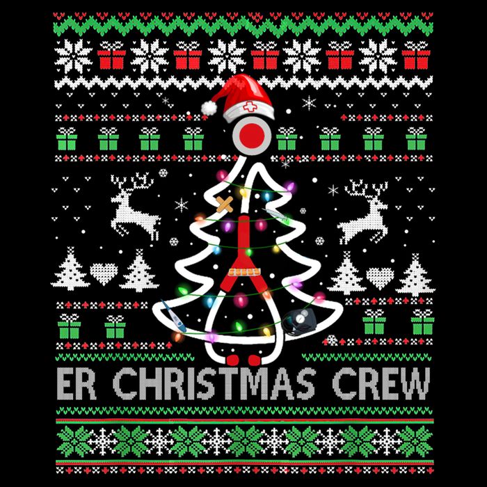 Er Nurse Christmas Crew Emergency Room Icu Nursing Squad Gift Impact Tech Backpack