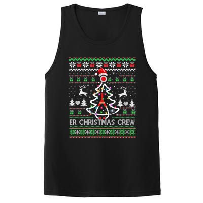 Er Nurse Christmas Crew Emergency Room Icu Nursing Squad Gift PosiCharge Competitor Tank