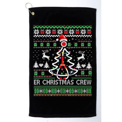Er Nurse Christmas Crew Emergency Room Icu Nursing Squad Gift Golf Towel