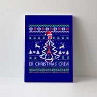 Er Nurse Christmas Crew Emergency Room Icu Nursing Squad Gift Canvas