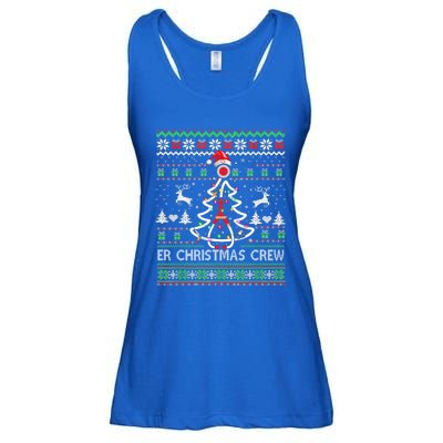 Er Nurse Christmas Crew Emergency Room Icu Nursing Squad Gift Ladies Essential Flowy Tank