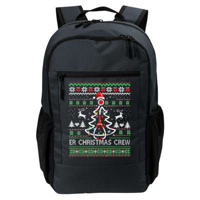 Er Nurse Christmas Crew Emergency Room Icu Nursing Squad Gift Daily Commute Backpack