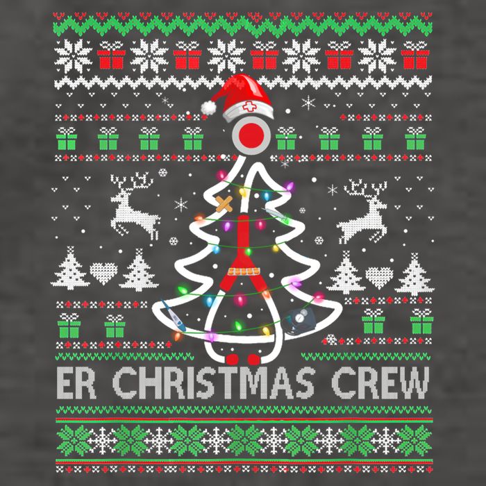 Er Nurse Christmas Crew Emergency Room Icu Nursing Squad Gift Vector Backpack