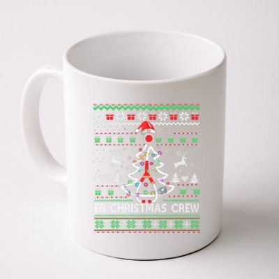 Er Nurse Christmas Crew Emergency Room Icu Nursing Squad Gift Coffee Mug