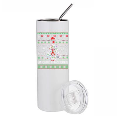 Er Nurse Christmas Crew Emergency Room Icu Nursing Squad Gift Stainless Steel Tumbler