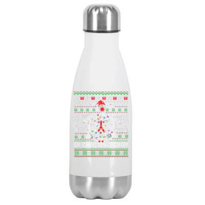 Er Nurse Christmas Crew Emergency Room Icu Nursing Squad Gift Stainless Steel Insulated Water Bottle