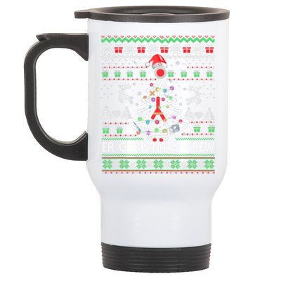 Er Nurse Christmas Crew Emergency Room Icu Nursing Squad Gift Stainless Steel Travel Mug