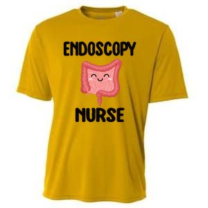 Endoscopy Nurse Colon Endoscopy Nursing Gift Cooling Performance Crew T-Shirt