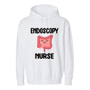 Endoscopy Nurse Colon Endoscopy Nursing Gift Garment-Dyed Fleece Hoodie