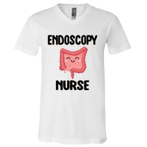 Endoscopy Nurse Colon Endoscopy Nursing Gift V-Neck T-Shirt