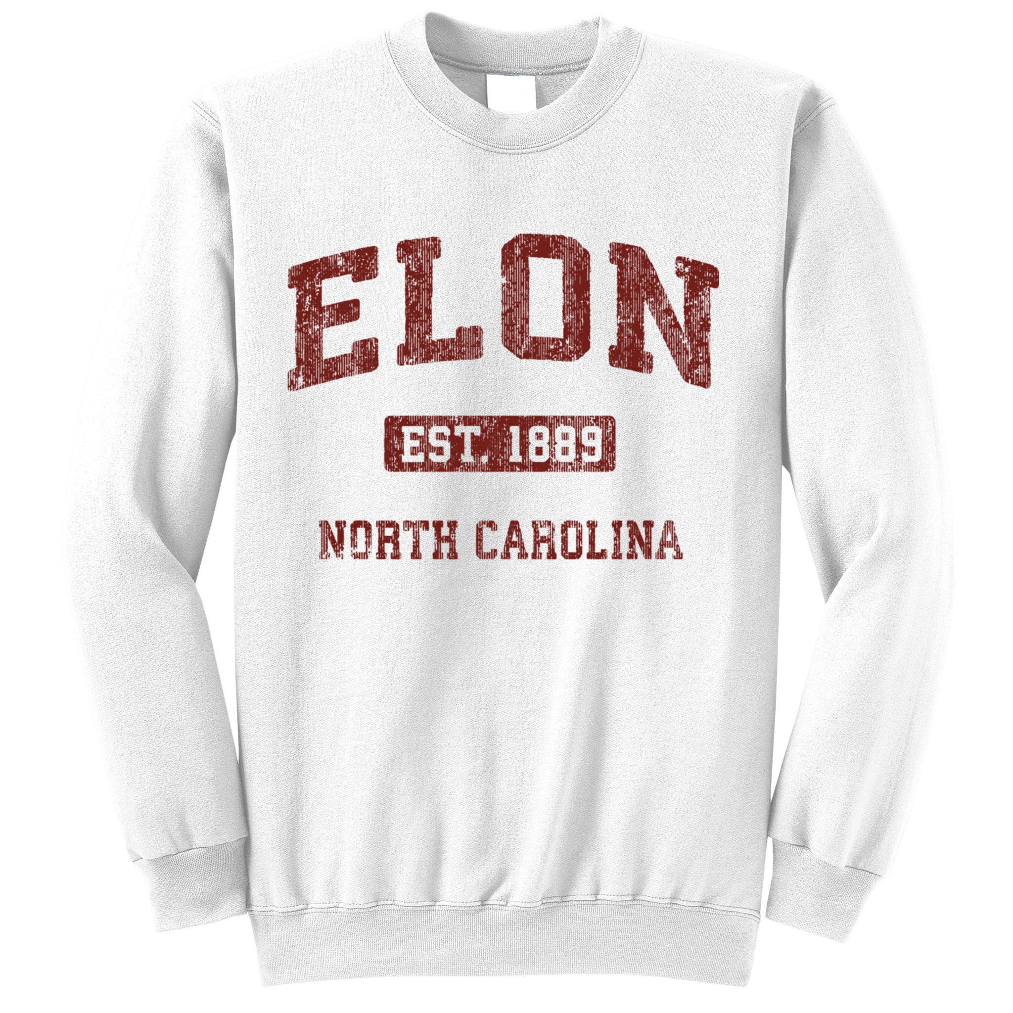 Elon North Carolina Nc Vintage Athletic Sports Design Sweatshirt