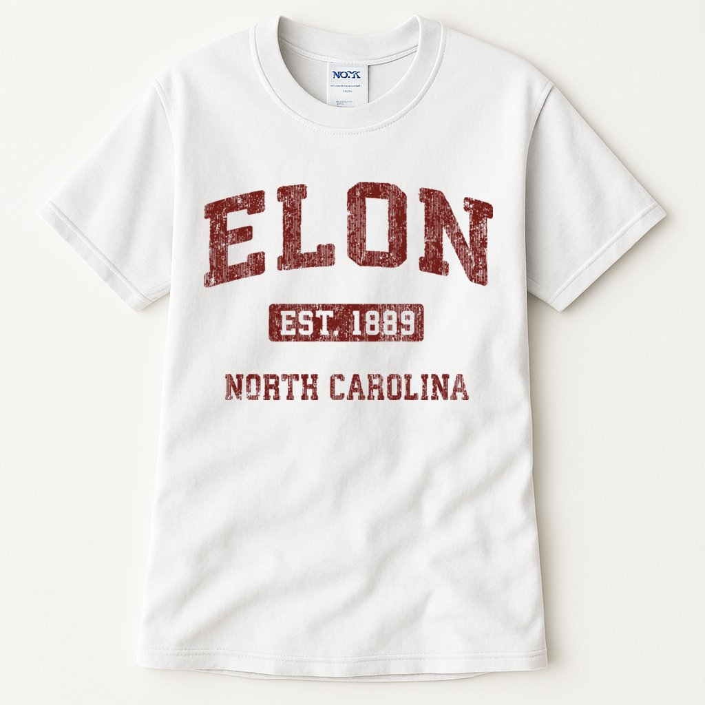 Elon North Carolina Nc Vintage Athletic Sports Design Tall T-Shirt