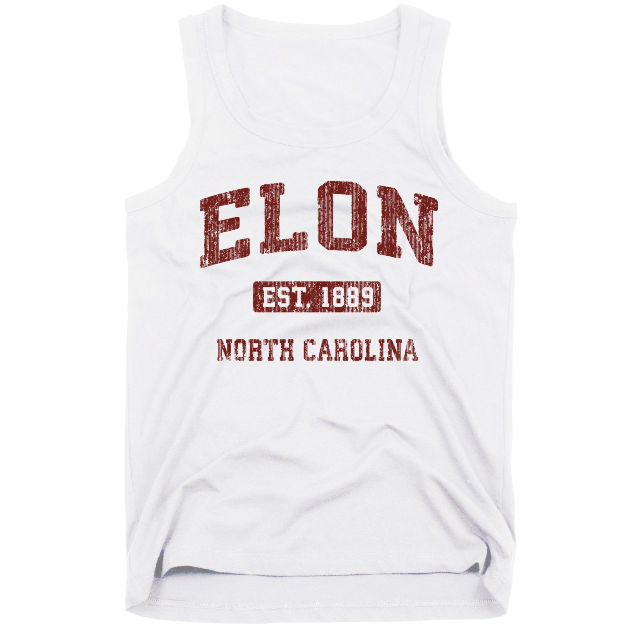 Elon North Carolina Nc Vintage Athletic Sports Design Tank Top