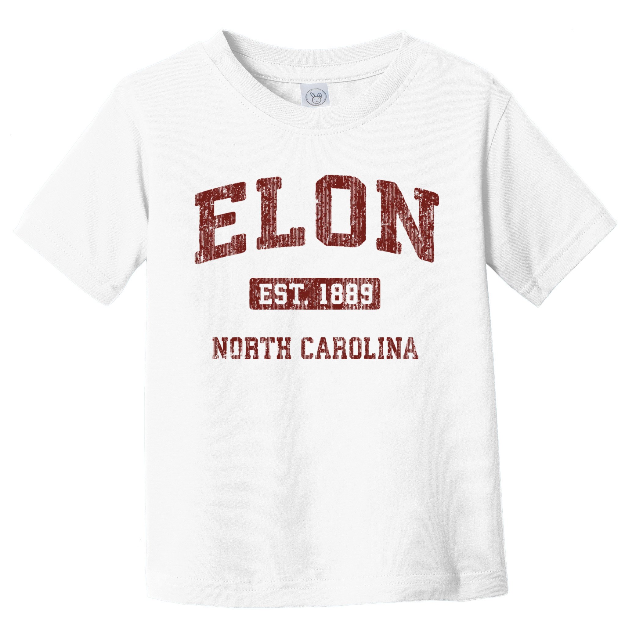 Elon North Carolina Nc Vintage Athletic Sports Design Toddler T-Shirt