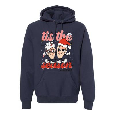 Ent Nurse Christmas Audiology Ear Nose And Throat Doctor Premium Hoodie