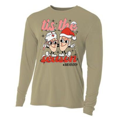 Ent Nurse Christmas Audiology Ear Nose And Throat Doctor Cooling Performance Long Sleeve Crew