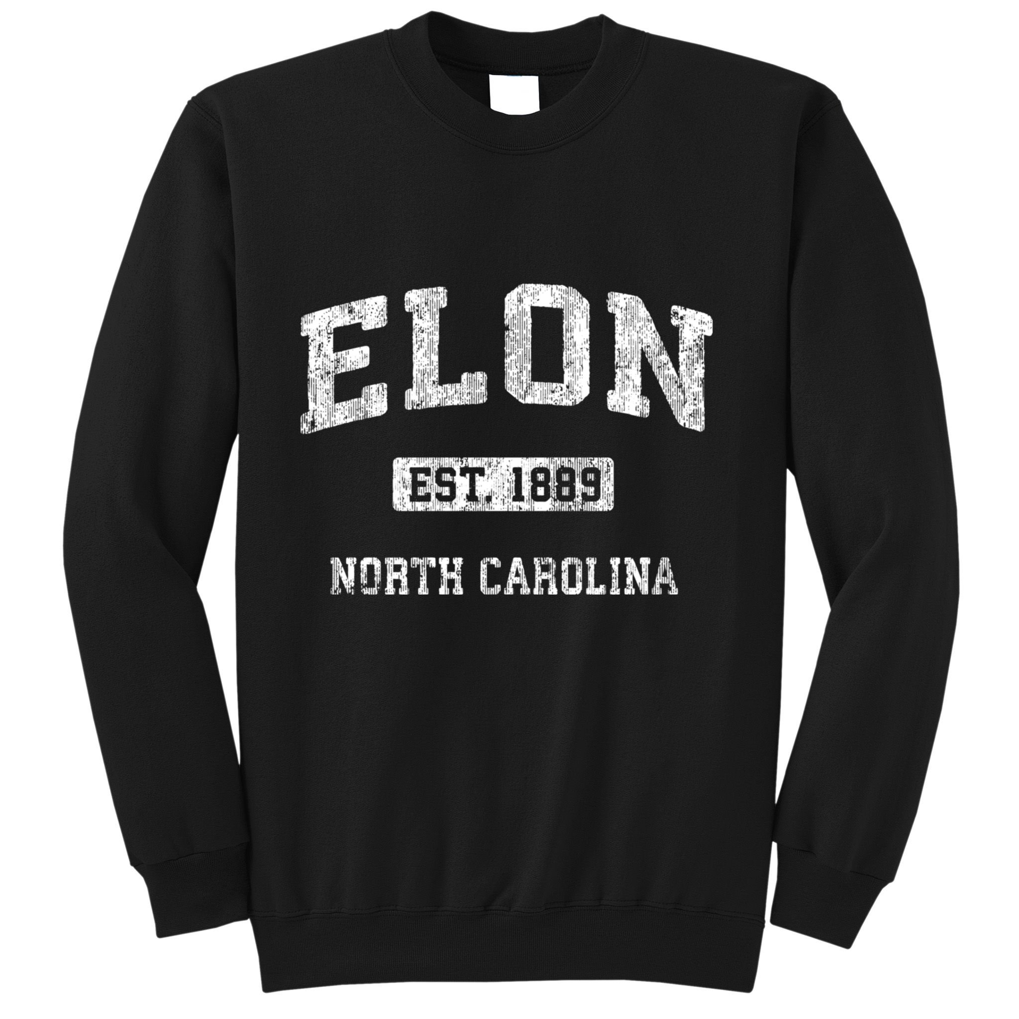 Elon North Carolina Nc Vintage Athletic Sports Design Sweatshirt