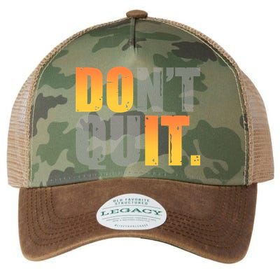 Encouraging Don't Quit Do it Legacy Tie Dye Trucker Hat
