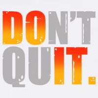 Encouraging Don't Quit Do it Garment-Dyed Sweatshirt