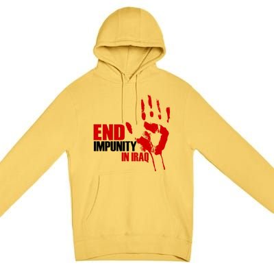 End Impunity In Iraq Premium Pullover Hoodie