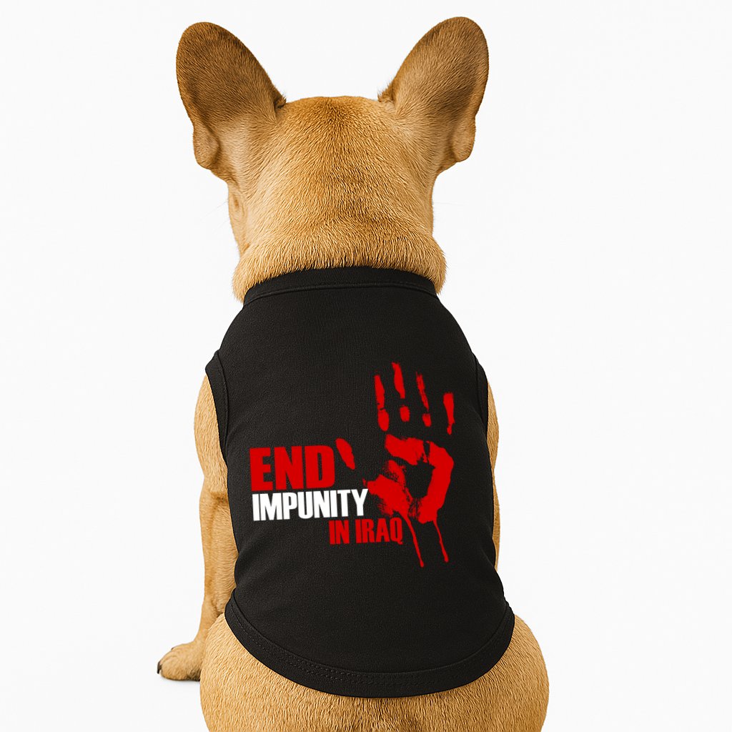 End Impunity In Iraq Doggie Tank
