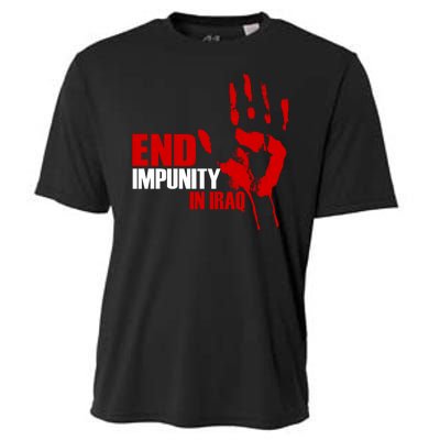 End Impunity In Iraq Cooling Performance Crew T-Shirt