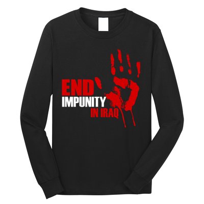 End Impunity In Iraq Long Sleeve Shirt