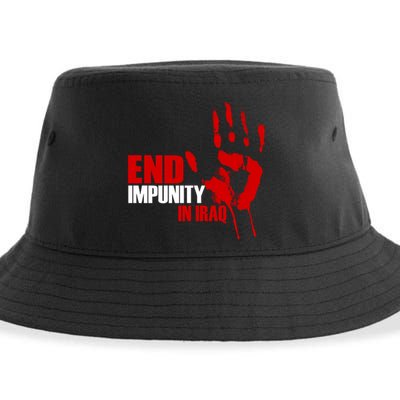 End Impunity In Iraq Sustainable Bucket Hat