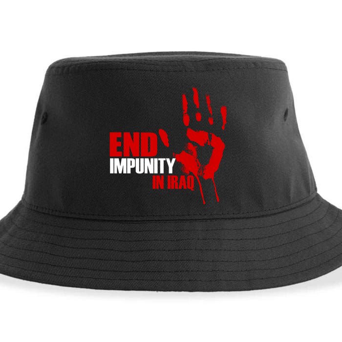 End Impunity In Iraq Sustainable Bucket Hat